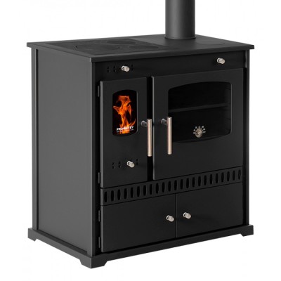 Vedspis med ugn Prometey Perfect Eco, 7kW - Prometey