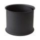 Täckring för dubbel rökrör / Väggrosett PARKANEX, Stål, Svart, 115mm, Ø150, Tjocklek 2 mm | Spisrör | Skorstenar |