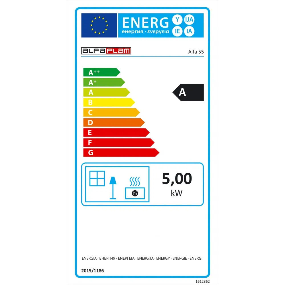 Vedspis med ugn Alfa Plam Alfa 55 Termo Vit-Höger, 5 kW | Vedspisar / Vedspisar med ugn |  |