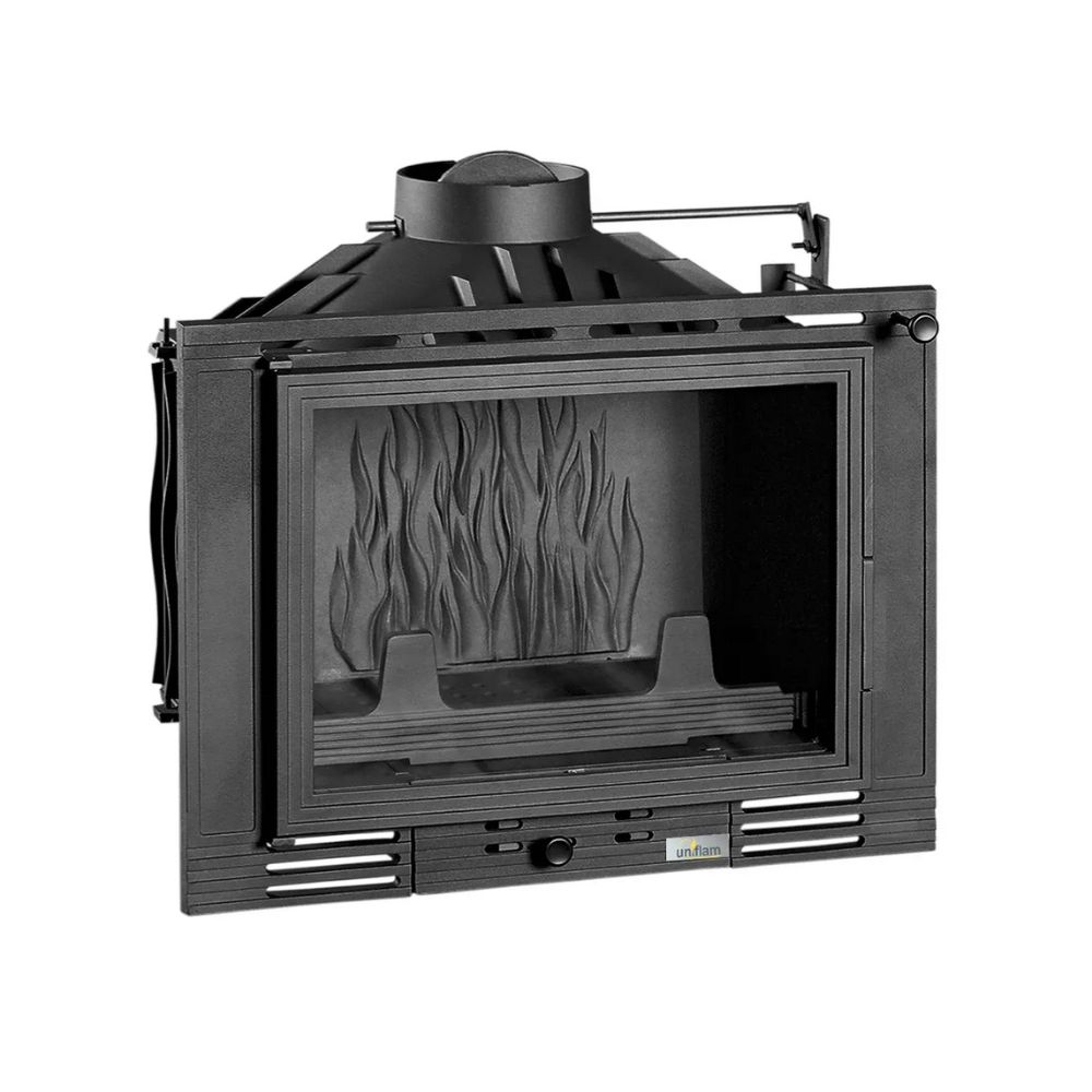 Insatskamin UNIFLAM 700 ECO med spjäll, 8 kW | Gjutjärnskaminer | Braskaminer |