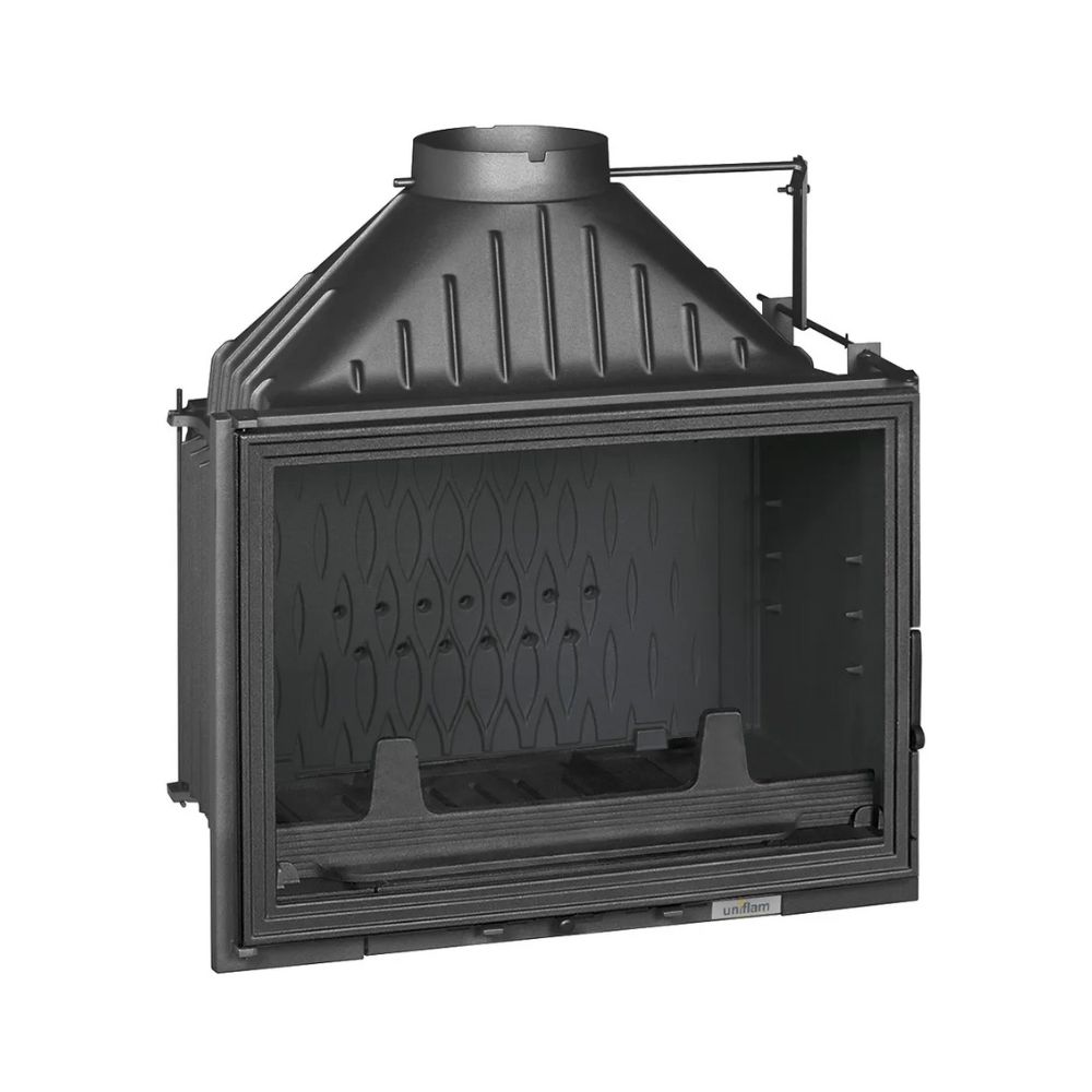 Insatskamin UNIFLAM 700 LUX ECO med spjäll och lufttillförsel, 12 kW | Gjutjärnskaminer | Braskaminer |
