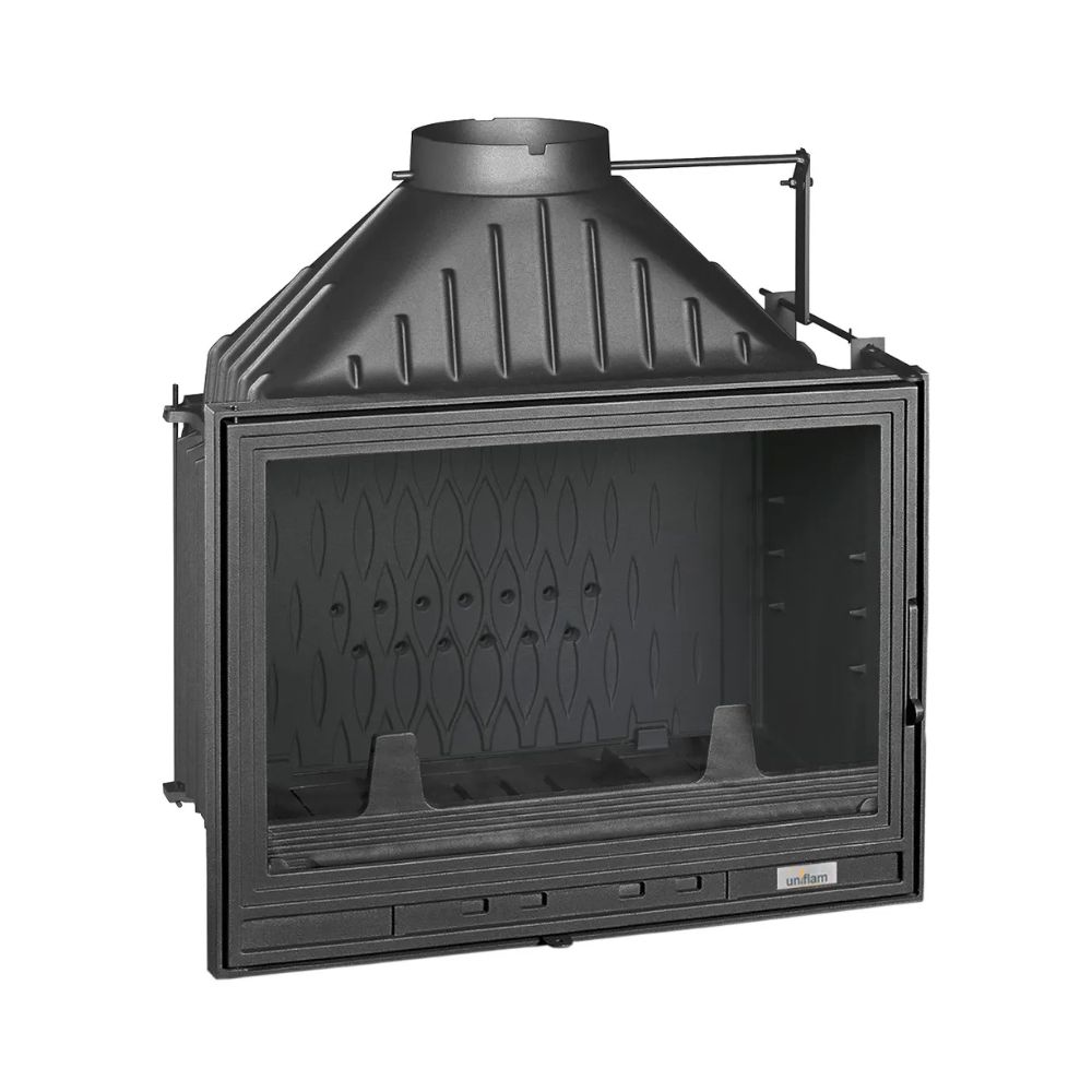 Insatskamin UNIFLAM 700 OPTIMA ECO med spjäll och lufttillförsel, 12 kW | Gjutjärnskaminer | Braskaminer |