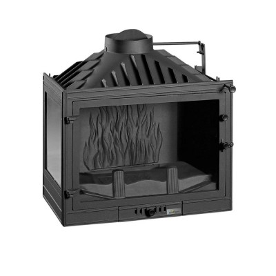 Insatskamin UNIFLAM 700 STANDARD med spjäll, vänster sida, 14 kW - Produktjämförelse