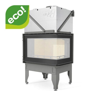 Insatskamin UNIFLAM 760 DURO med kanaler och uteluftsanslutning, höger sida, 10,8 kW - Produktjämförelse