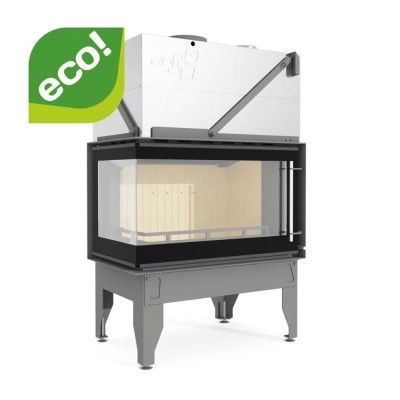 Insatskamin UNIFLAM 860 DURO med kanaler och uteluftsanslutning, vänster sida, 14,1 kW - Produktjämförelse