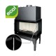 Insatskamin UNIFLAM 760 EVO PBS med varmluftskanaler och uteluftsanslutning, böjt glas, högersida, 10 kW | Braskaminer |  |