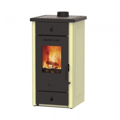 Braskamin Alfa Plam Elita 3, Elfenbensvit, 7kW - Produktjämförelse