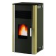 Pelletskamin Alfa Plam Luca Elfenben, 8kW | Luftpelletskaminer | Pelletskaminer |