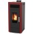 Vattenmantlad pelletskamin Alfa Plam Commo Bordeaux, 22.5kW