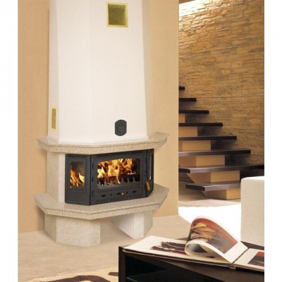 Vattenmantlad kamininsats Prity TC W28, 33.3 kw - Vattenmantlad kamininsats