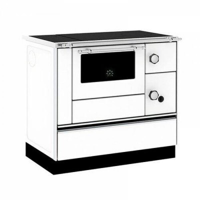 Vedspis med ugn Alfa Plam Alfa 90 H Favorit Vit, 6,4 kW - Vedspisar / Vedspisar med ugn