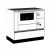 Vedspis med ugn Alfa Plam Alfa 90 H Favorit Vit, 6,4 kW