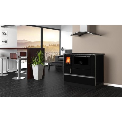 Vedspis med ugn Alfa Plam Dominant 90H, 6,5 kW - Vedspisar / Vedspisar med ugn