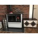 Vedspis med ugn Plamen 850 Glas N, 8kW | Vedspisar / Vedspisar med ugn |  |