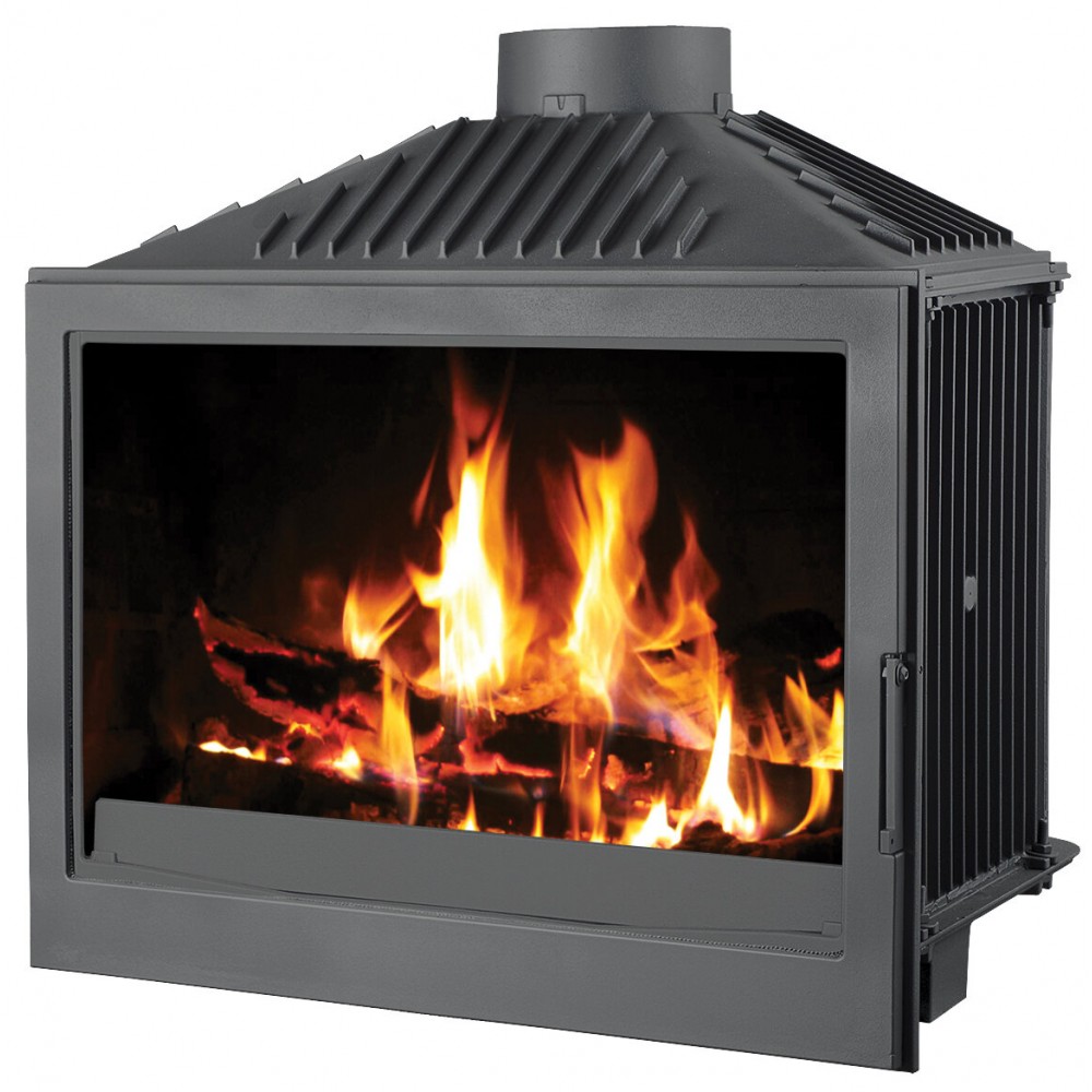 Insatskamin Victoria Bordeaux  (Ingen spjäll), 14 kW | Luftinsatskaminer | Insatskaminer |