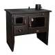 Vattenmantlad vedspis med ugn Prity 1P41 W12, 16.1kW | Vedspisar / Vedspisar med ugn |  |