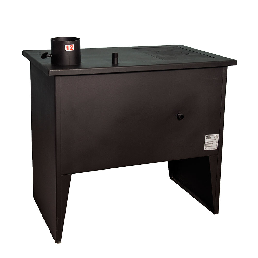Vattenmantlad vedspis med ugn Prity 1P41 W12, 16.1kW | Vedspisar / Vedspisar med ugn |  |