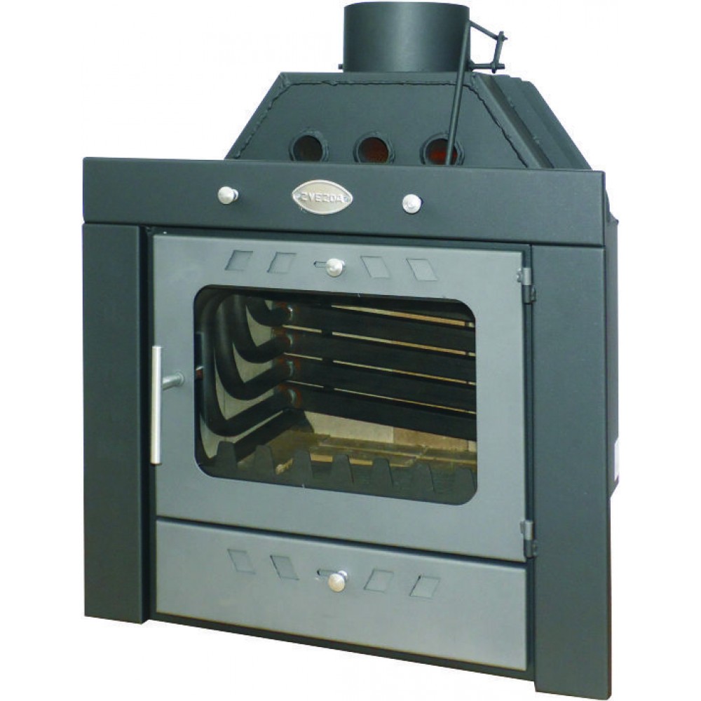 Vattenmantlad kamininsats Zvezda Camera B10 VR 16, 16.4kw