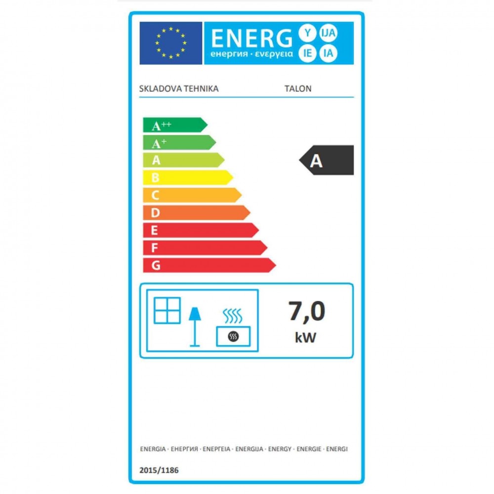 Braskamin Balkan Energy Talon 7 kW | Luftbraskaminer | Braskaminer |