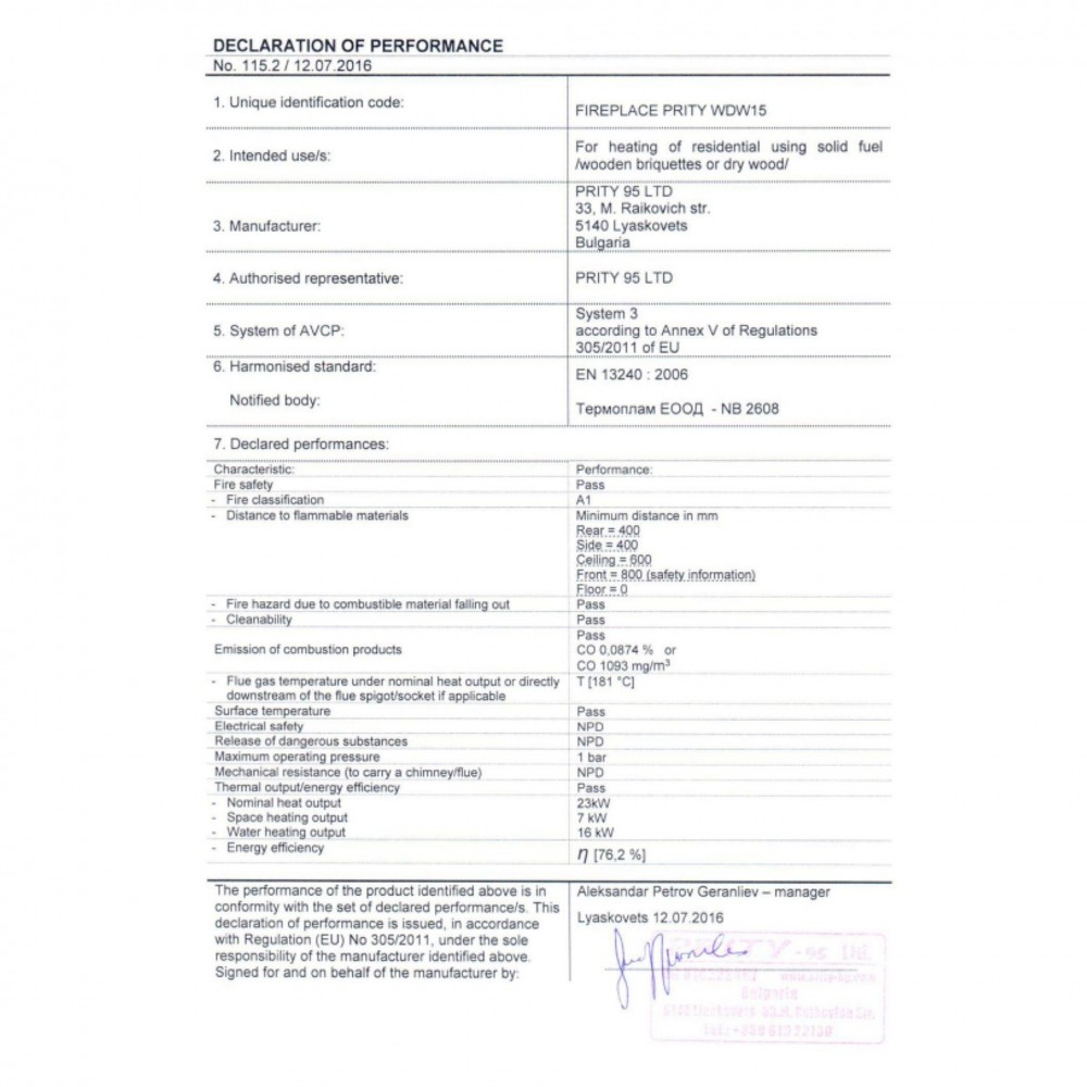 Vattenmantlad braskamin Prity WD W15, 19kW | Vattenmantlad braskaminer | Braskaminer |