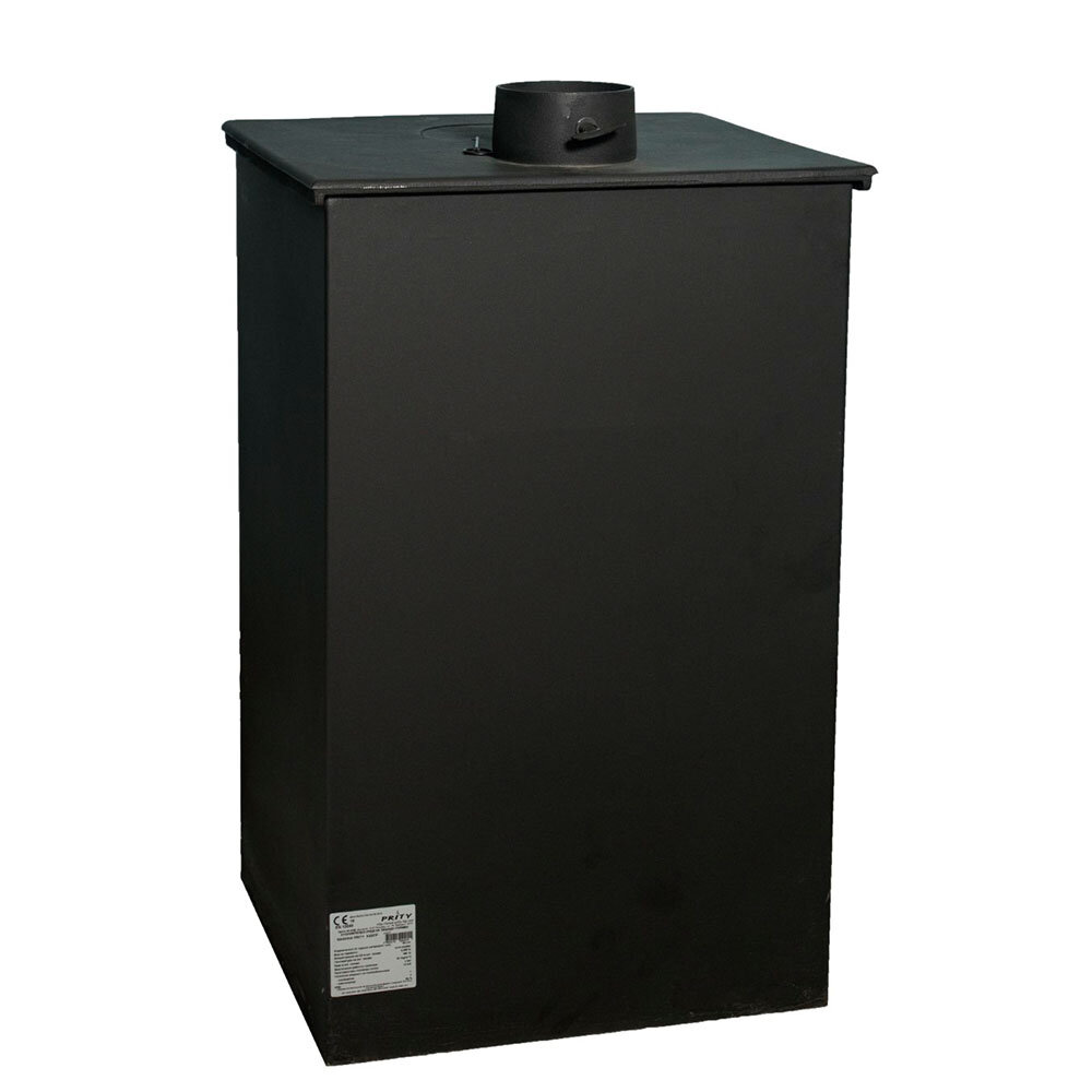Braskamin Prity K22 CP med gjutjärnstopp, 10.4kW | Luftbraskaminer | Braskaminer |