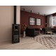 Braskamin Alfa Plam Vulkan S, Antracit, 4 kW | Luftbraskaminer | Braskaminer |