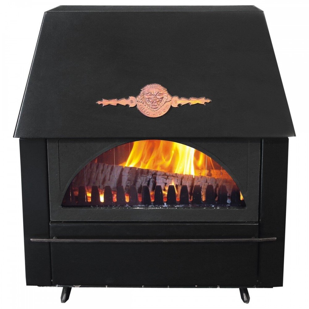 Braskamin Alfa Plam Rustikal, 11 kW | Luftbraskaminer | Braskaminer |