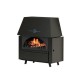 Braskamin Alfa Plam Rustikal, 11 kW | Luftbraskaminer | Braskaminer |