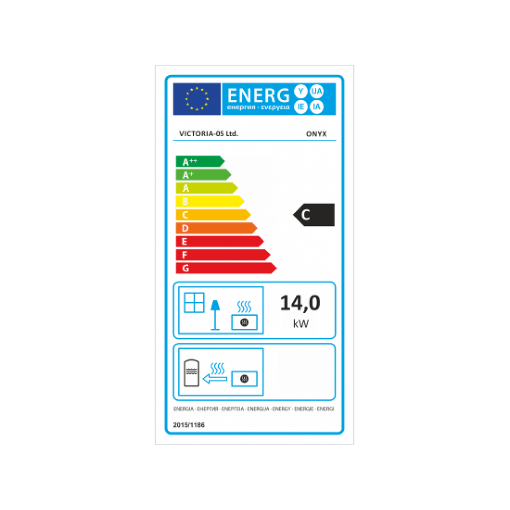 Wood burning stove Victoria 05 Onyx (Red), 14kW, Log | Wood Burning Stoves | Stoves |