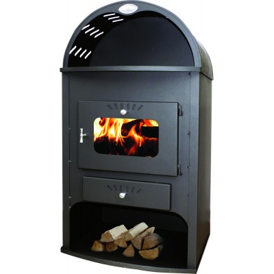 Wood burning stove Zvezda Maxi K 14kW, Log - Braskaminer