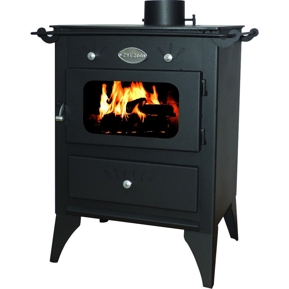 Wood burning stove Zvezda Retro G 6kW, Log