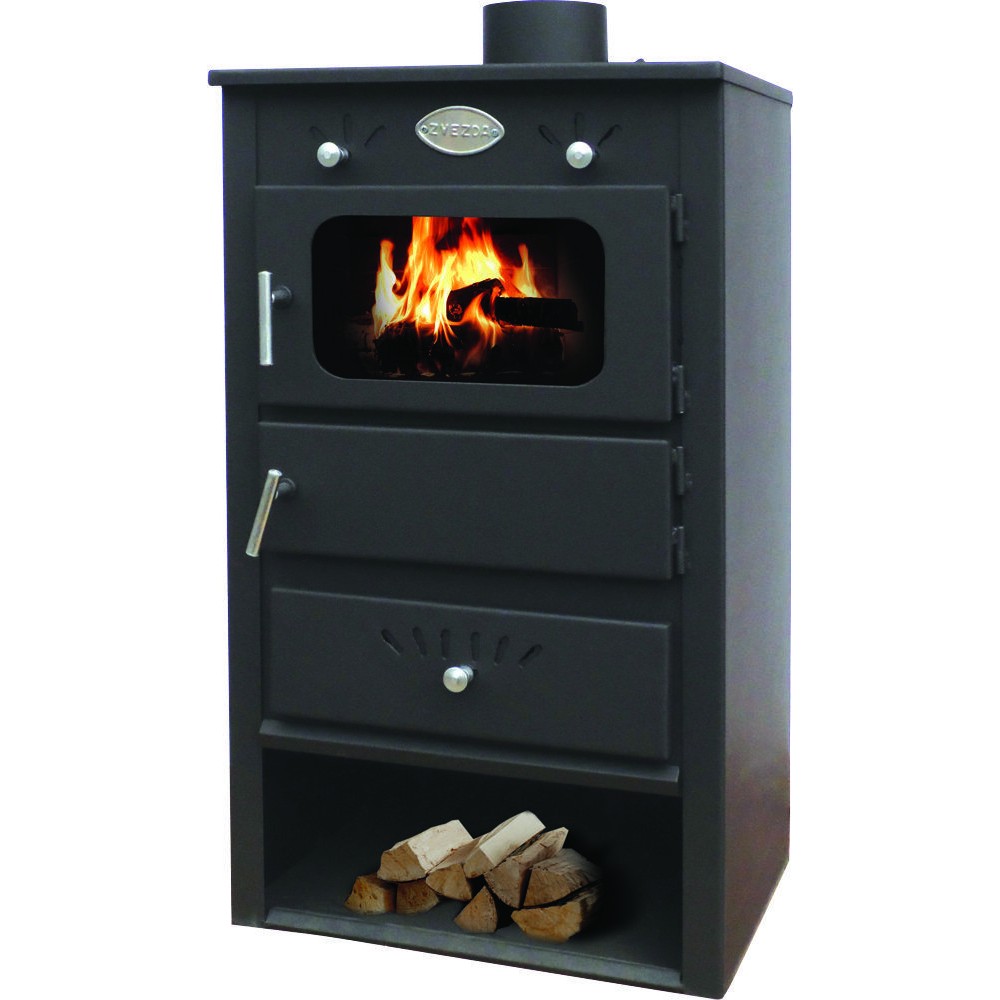 Wood burning stove Zvezda 4 B, 7kW, Log