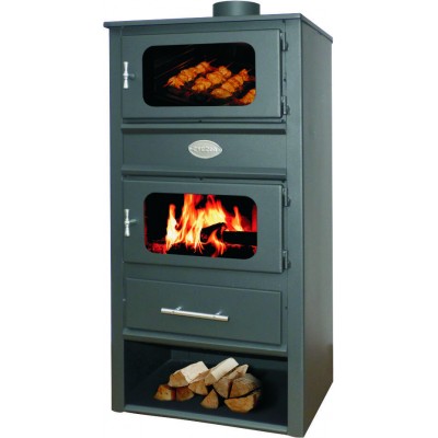 Braskamin med ugn Zvezda MF, 10.9 kW - Braskaminer