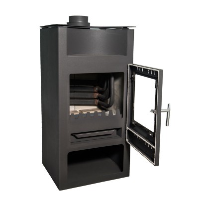 Multi Fuel Boiler Stove Zvezda Via VR 9, 15kW - Braskaminer