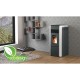 Vattenmantlad pelletskamin Alfa Plam Dino Silver, 17kW | Vattenmantlad pelletskaminer | Pelletskaminer |