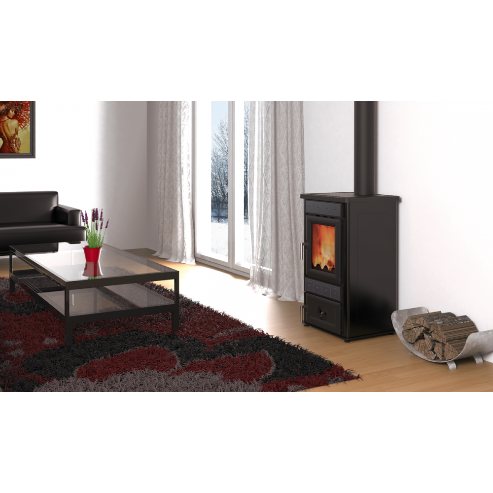 Wood burning stove Alfa Plam Lara 8kW, Log | Wood Burning Stoves | Stoves |