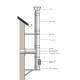 Premodul skorsten, Rostfritt stål Isolerad Ф180 (innerdiameter), 3,7m-11,7m | Premodul skorsten | Skorstenar |