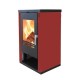 Braskamin Verso Theia, Bordeaux, 9kW | Luftbraskaminer | Braskaminer |