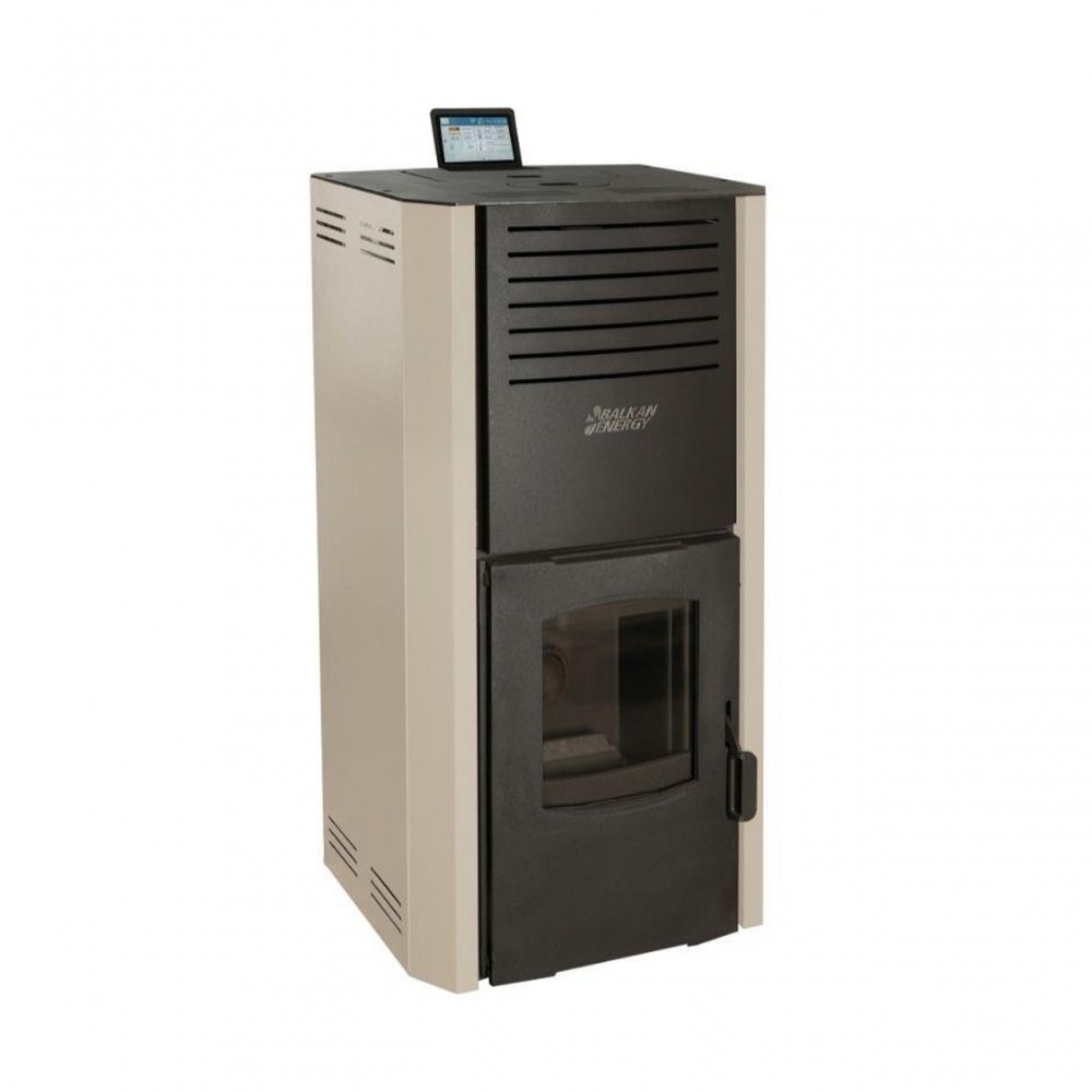 Vattenmantlad pelletskamin Balkan Energy Sofia, 25kW | Vattenmantlad pelletskaminer | Pelletskaminer |