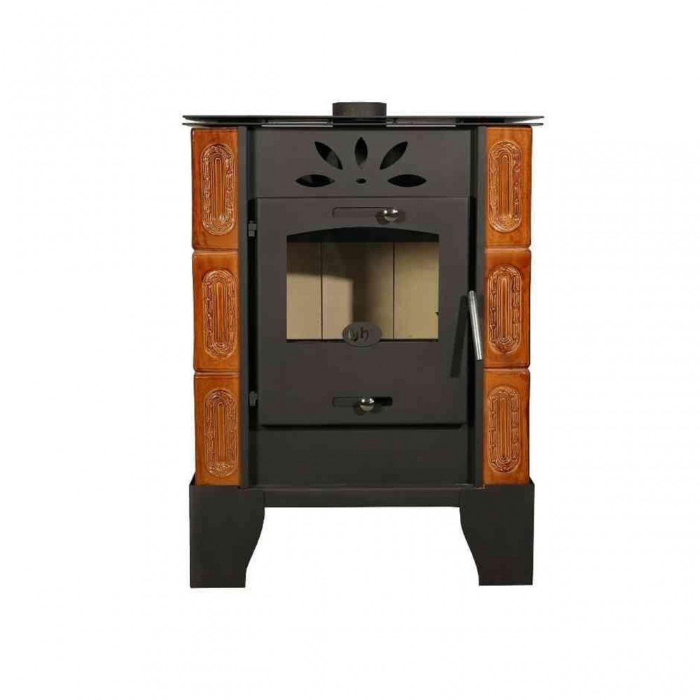 Braskamin Horvat Thetford TK9-3, Brun, 9 kW | Luftbraskaminer | Braskaminer |