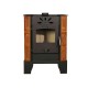 Braskamin Horvat Thetford TK9-3, Brun, 9 kW | Luftbraskaminer | Braskaminer |
