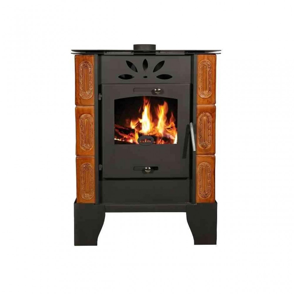 Braskamin Horvat Thetford TK9-3, Brun, 9 kW | Luftbraskaminer | Braskaminer |