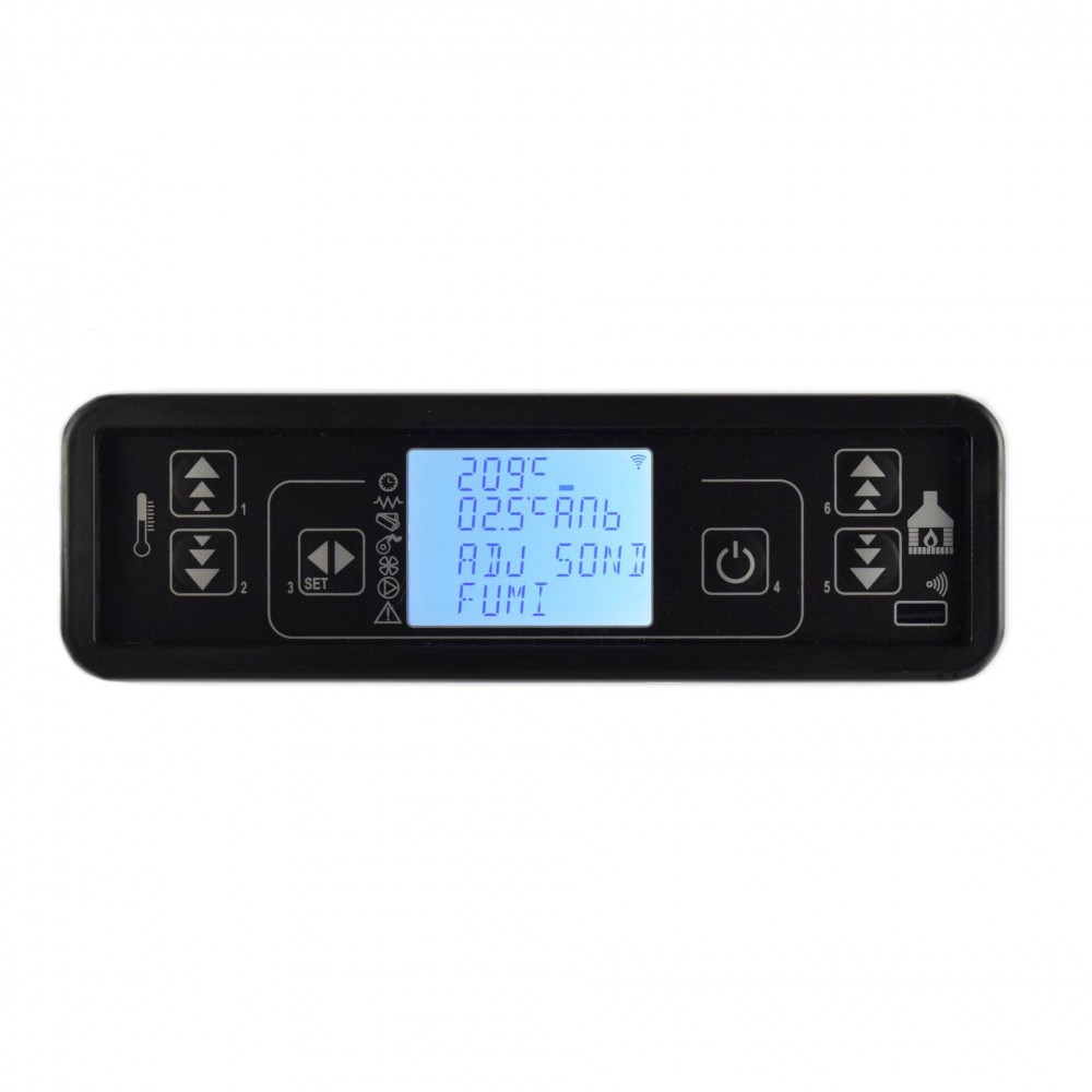 Display Micronova, F047 för pelletskaminer Eco Spar, BURNiT, Anselmo Cola, Arce, Cadel, Ecoteck, Emaflam, Euroalpi, Ferroli, Karmek One, Qlima, Ravelli | Elektronik pelletskamin | Pelletskamin reservdelar |