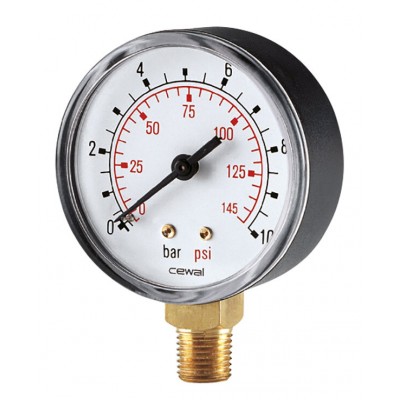 Radial manometer Cewal, Bottom connection - Produktjämförelse
