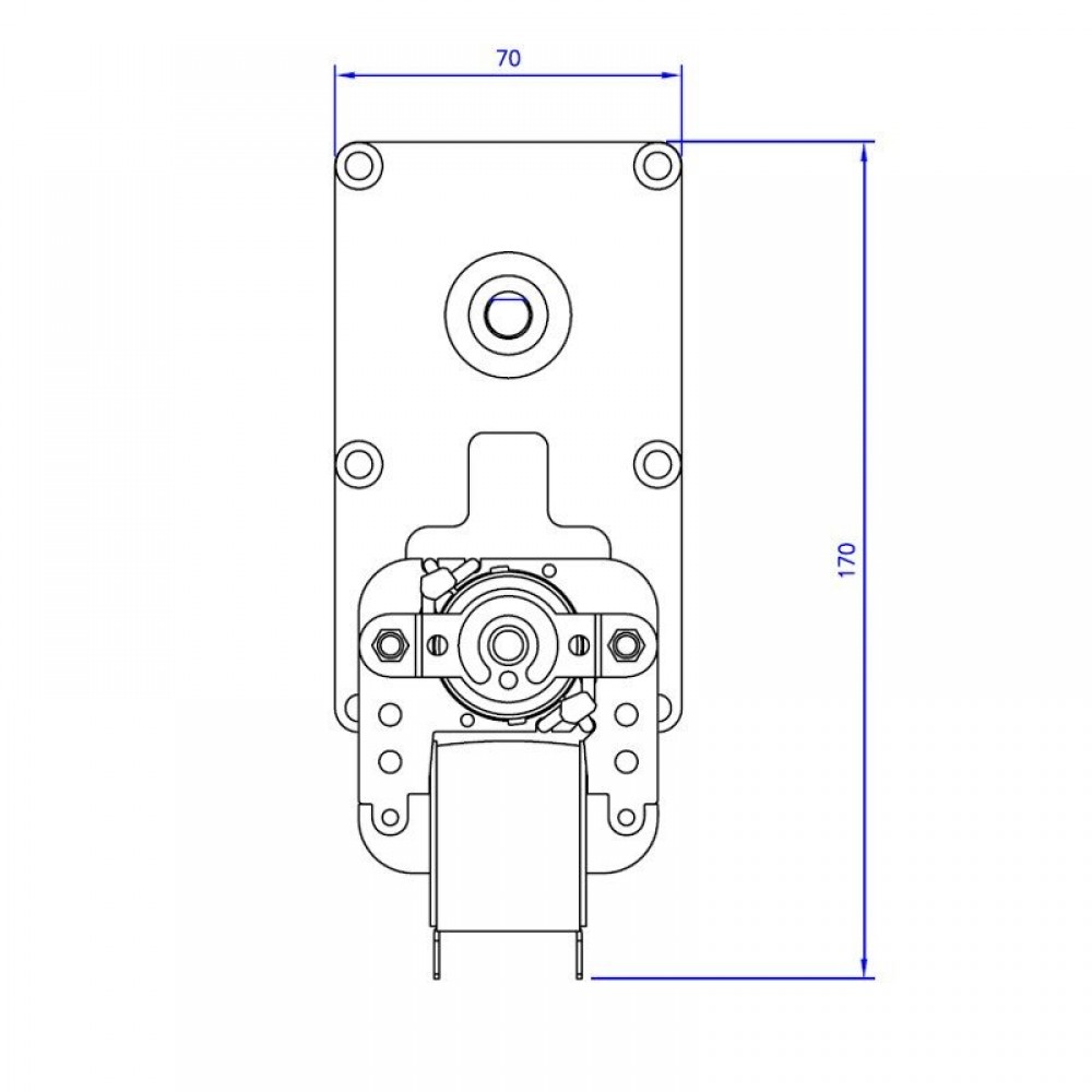 Växelmotor Mellor FB1285, 3RPM för pelletskamin Clam m.fl | Växelmotorer | Pelletskamin delar |