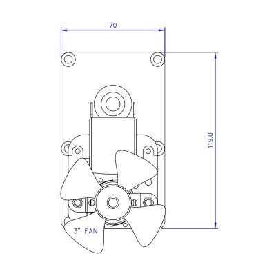 Växelmotor Mellor FB1146, 5,3 RPM för pelletskamin Ecoteck, Lincar, Moretti Design, Ravelli, Thermorossi, Ungaro m.fl. - Växelmotorer pelletskamin