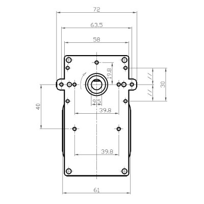 Växelmotor Kenta K9115068 för pelletskamin Edilkamin, Cadel, Nordica Extraflame, Eurofiamma, 2RPM - Växelmotorer pelletskamin