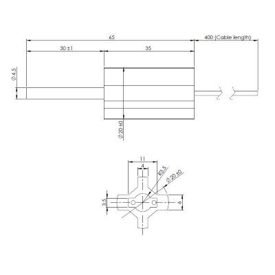 Tändelement pelletskamin Eco Spar, BURNiT, total längd 65mm, 95W till 24V - Produktjämförelse