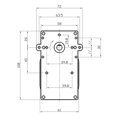 Växelmotor Kenta K9117156 för pelletskamin Cadel, Deville, Eurofiamma, Italflame, Karmek One, 5 RPM - Växelmotorer pelletskamin