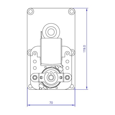 Växelmotor Mellor FB1263, 3,3 RPM för pelletskamin Cadel, MCZ, Red m.fl. - Växelmotorer pelletskamin